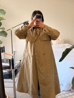 Sharon rainwear tan trench coat